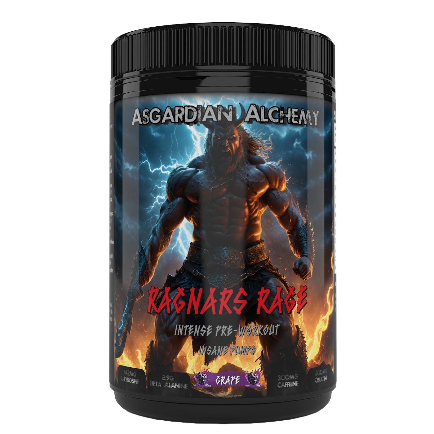 Ragnar's Rage - Pre Workout - Grape